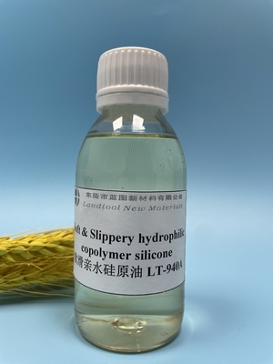 120 kg / bęben Przezroczysty lepki hydrofilowy zmiękczacz silikonowy 90% aktywnej zawartości, jedwabisty hydrofilowy olej silikonowy