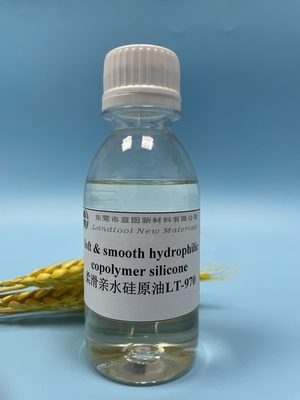 Jedwabisty, hydrofilowy silikon kopolimerowy z miękkim, gładkim efektem pulchności