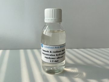 Zmiękczacz silikonowy o wysokiej masie cząsteczkowej Przezroczysty płyn do wykańczania włókien naturalnych